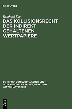 portada Das Kollisionsrecht der Indirekt Gehaltenen Wertpapiere (en Alemán)