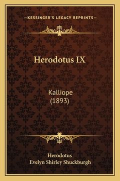 portada Herodotus IX: Kalliope (1893) (en Francés)