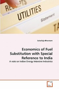 portada economics of fuel substitution with special reference to india (en Inglés)