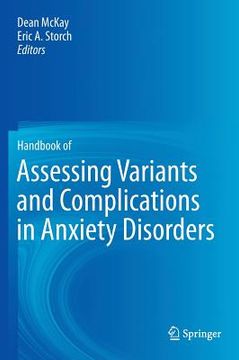 portada handbook of assessing variants and complications in anxiety disorders