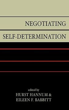 portada negotiating self-determination (en Inglés)