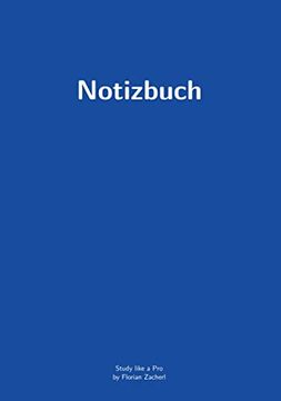portada Pro-Notizbuch (blau) (en Alemán)