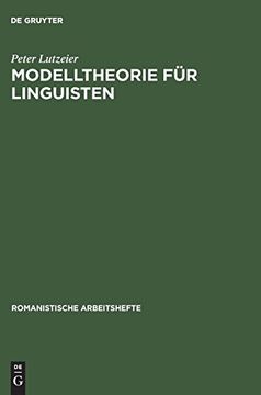 portada Modelltheorie für Linguisten (en Alemán)