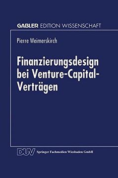 portada Finanzierungsdesign bei Venture-Capital-Verträgen (Gabler Edition Wissenschaft)