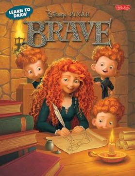 portada learn to draw disney pixar brave: learn to draw merida, elinor, angus, and other characters from disney/pixar ` s brave step by step! (en Inglés)
