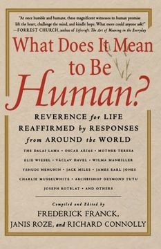 portada What Does it Mean to be Human? 