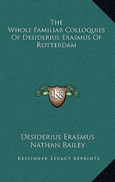portada the whole familiar colloquies of desiderius erasmus of rotterdam