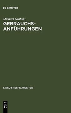 portada Gebrauchsanfuhrungen: Ein Ausdrucksmittel fur die Storung Semantischer Struktur (in German)
