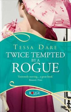 portada twice tempted by a rogue: a rouge regency romance (in English)