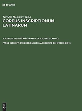 portada Inscriptiones Regionis Italiae Decimae Comprehendens (en Latin)
