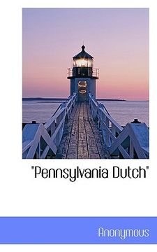 portada pennsylvania dutch (en Inglés)