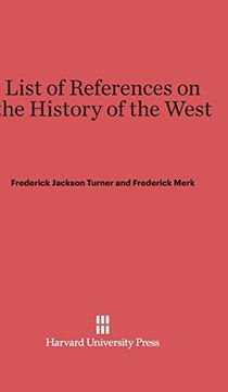 portada List of References on the History of the West 