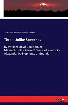 portada Three Unlike Speeches