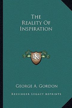 portada the reality of inspiration (en Inglés)