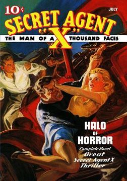 portada secret agent "x" - halo of horror (en Inglés)