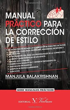 Libro Manual Práctico Para la Corrección de Estilo, Manjula Balakrishnan,  ISBN 9788490742303. Comprar en Buscalibre