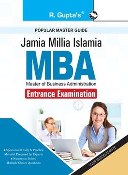 portada Jamia Millia Islamia: MBA Entrance Exam Guide (en Inglés)