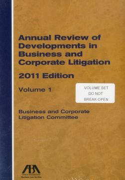 portada Annual Review of Developments in Business and Corporate Litigation (en Inglés)