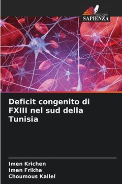 portada Deficit congenito di FXIII nel sud della Tunisia (en Italiano)