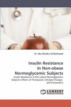 portada insulin resistance in non-obese normoglycemic subjects (en Inglés)