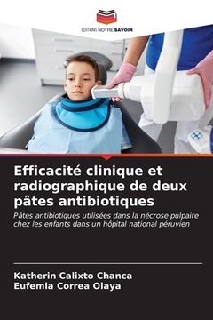 portada Efficacité clinique et radiographique de deux pâtes antibiotiques (en Francés)