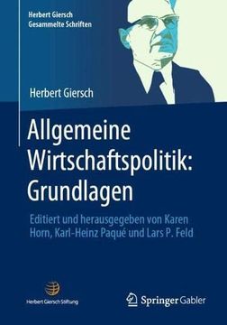 portada Giersch: Allgemeine Wirtschaftspolitik: 