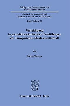 portada Verteidigung in Grenzuberschreitenden Ermittlungen Der Europaischen Staatsanwaltschaft (in German)