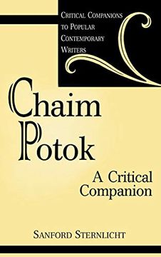 portada Chaim Potok: A Critical Companion (Critical Companions to Popular Contemporary Writers) (in English)