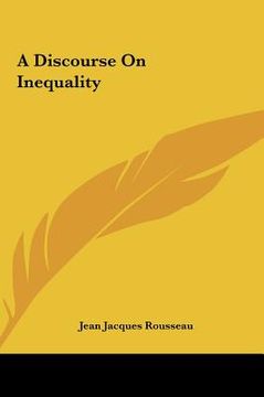 portada a discourse on inequality (en Inglés)