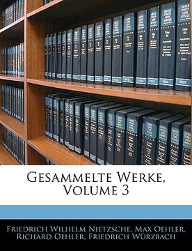 portada Gesammelte Werke, Volume 3 (en Alemán)