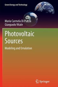 portada Photovoltaic Sources: Modeling and Emulation (en Inglés)