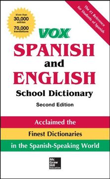 portada Vox Spanish and English School Dictionary, Paperback, 2nd Edition (Vox Dictionaries) (in English)