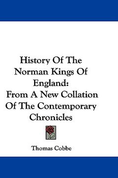 portada history of the norman kings of england: