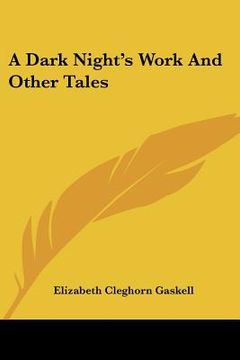 portada a dark night's work and other tales (in English)