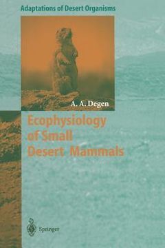 portada ecophysiology of small desert mammals (in English)
