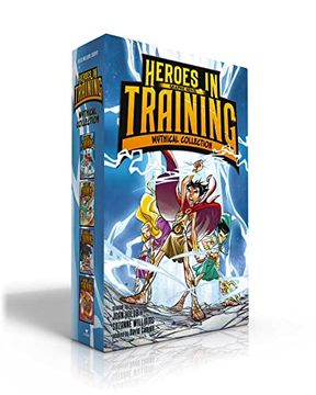 portada Heroes in Training Graphic Novel Mythical Collection (Boxed Set): Zeus and the Thunderbolt of Doom Graphic Novel; Poseidon and the sea of Fury Graphic. And the Great Balls of Fire Graphic Novel (in English)
