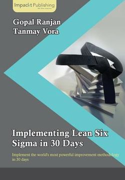 portada Implementing Lean Six Sigma in 30 Days (en Inglés)
