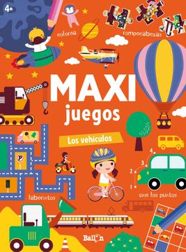 portada Maxi Juegos - los Vehículos (Maxi Juegos 2021)