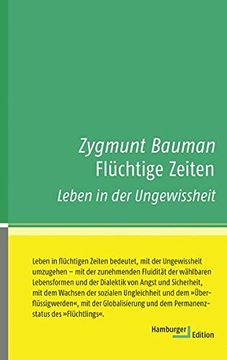 portada Flüchtige Zeiten. Leben in der Ungewissheit (in German)