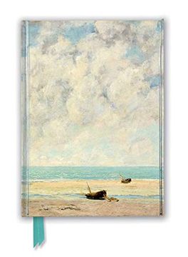 portada Gustave Courbet: The Calm sea (Foiled Journal) (Flame Tree Notebooks) (en Inglés)