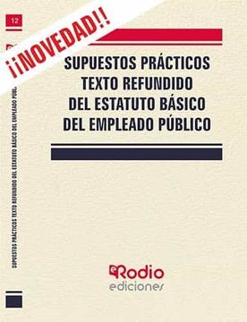 portada Supuestos Prácticos Texto Refundido del Estatuto Básico del Empleado Público (in Spanish)