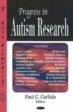 portada progress in autism research (en Inglés)