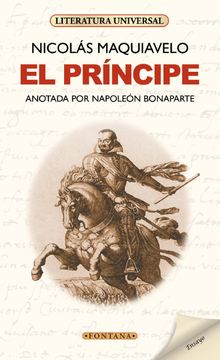portada El Príncipe. Anotada por Napoleón Bonaparte. (in Spanish)