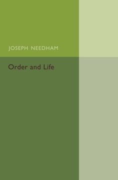 portada Order and Life (in English)