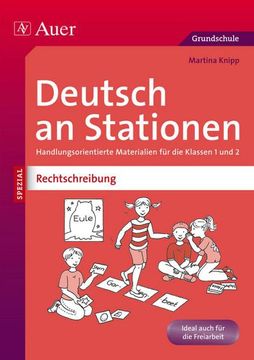 portada Deutsch an Stationen Spezial Rechtschreibung 1-2 (en Alemán)