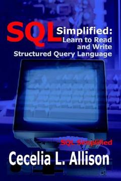 portada sql simplified: learn to read and write structured query language