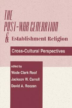 portada the post-war generation and establishment religion: cross-cultural perspectives (en Inglés)