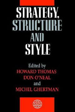 portada strategy, structure and style (in English)