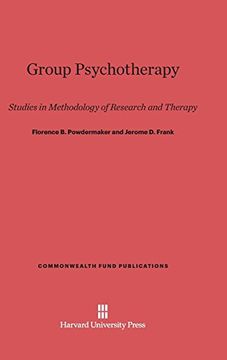 portada Group Psychotherapy (Commonwealth Fund Publications) (in English)