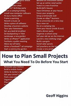portada how to plan small projects (en Inglés)
